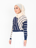 STRIPE KNITTED CROP TOP CT171