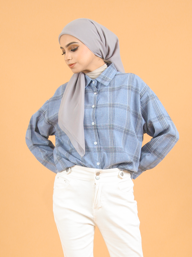 PASTEL CHECKERED SHIRT CT235