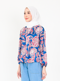 PAISLEY FLORAL BLOUSE CT169