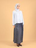 SQUARE NECK PLEAT BLOUSE CT227