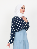 POLKA DOT BLOUSE SHIRT CT127