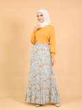 TROPICAL PLEATED SKIRT BS57