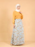 TROPICAL PLEATED SKIRT BS57