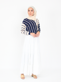 STRIPE KNITTED CROP TOP CT171