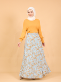 TROPICAL PLEATED SKIRT BS57