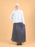SQUARE NECK PLEAT BLOUSE CT227