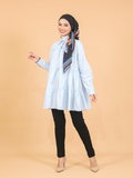 COTTON RUFFLE TUNIC CT212