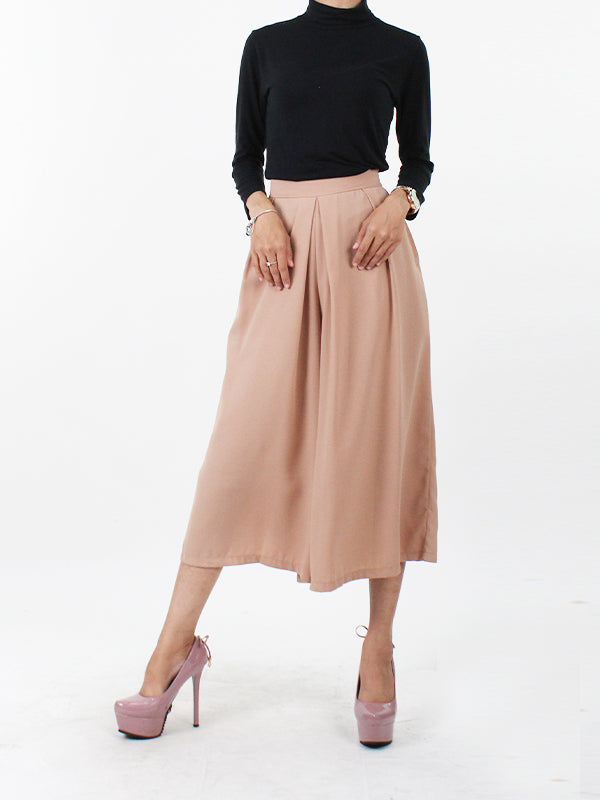 COTTON CHIFFON WIDE PLAIN PALAZZO BP026