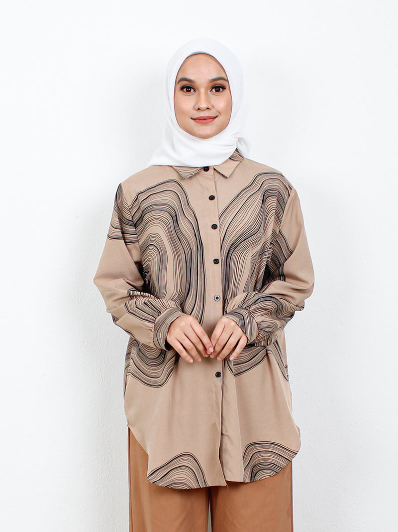 LOOSE MUSH BLOUSE SHIRT CT150