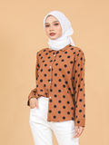 POLKA DOT BLOUSE SHIRT CT127