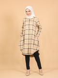 GRID COTTON TUNIC CT209