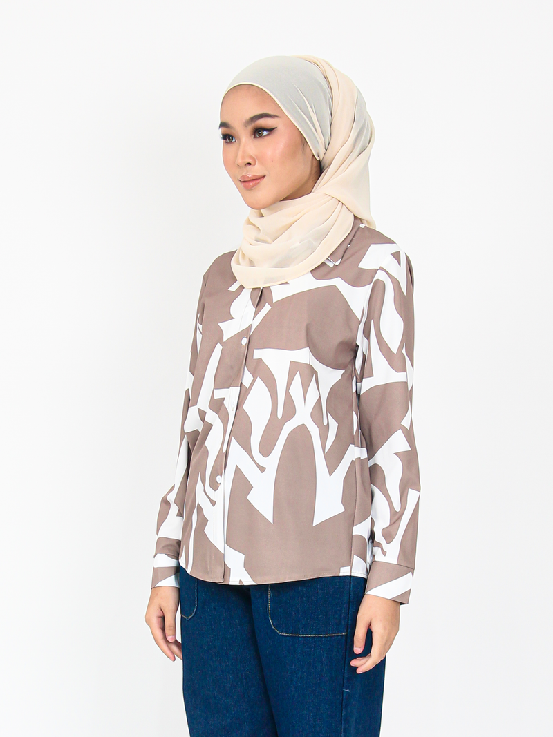 COTTON VECTOR BLOUSE SHIRT CT181