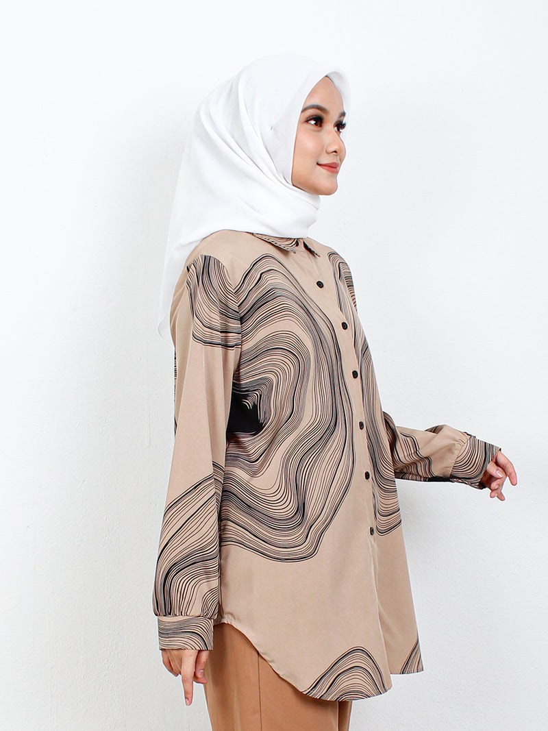 LOOSE MUSH BLOUSE SHIRT CT150