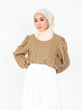 GLEN PATTERN BLOUSE CT166