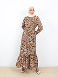 CARAMEL COTTON DRESS BD302