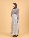 SQUARE NECK PLEAT BLOUSE CT227