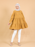 COTTON RUFFLE TUNIC CT212