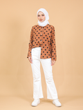 POLKA DOT BLOUSE SHIRT CT127