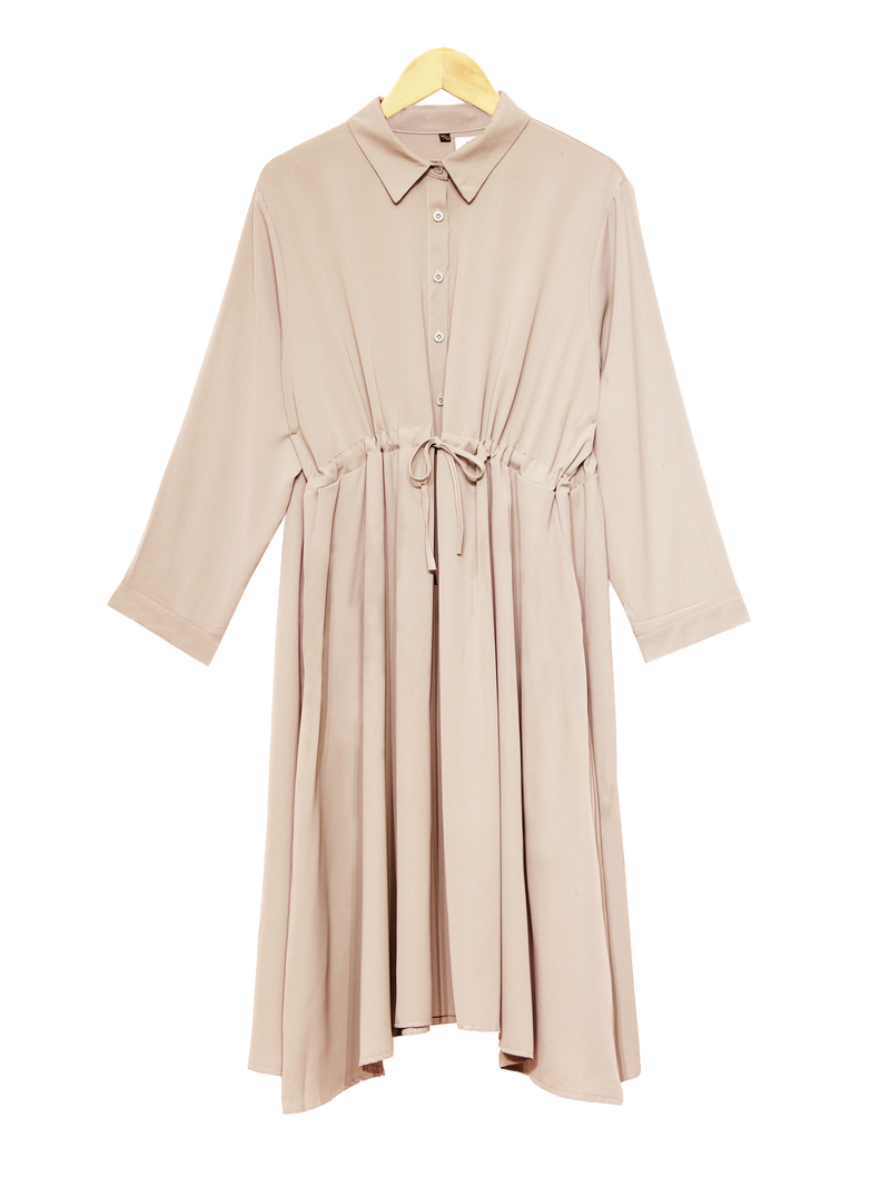 PLUS SIZE TIE WAIST TUNIC PT001