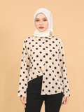 POLKA DOT BLOUSE SHIRT CT127