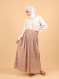 SQUARE NECK PLEAT BLOUSE CT227