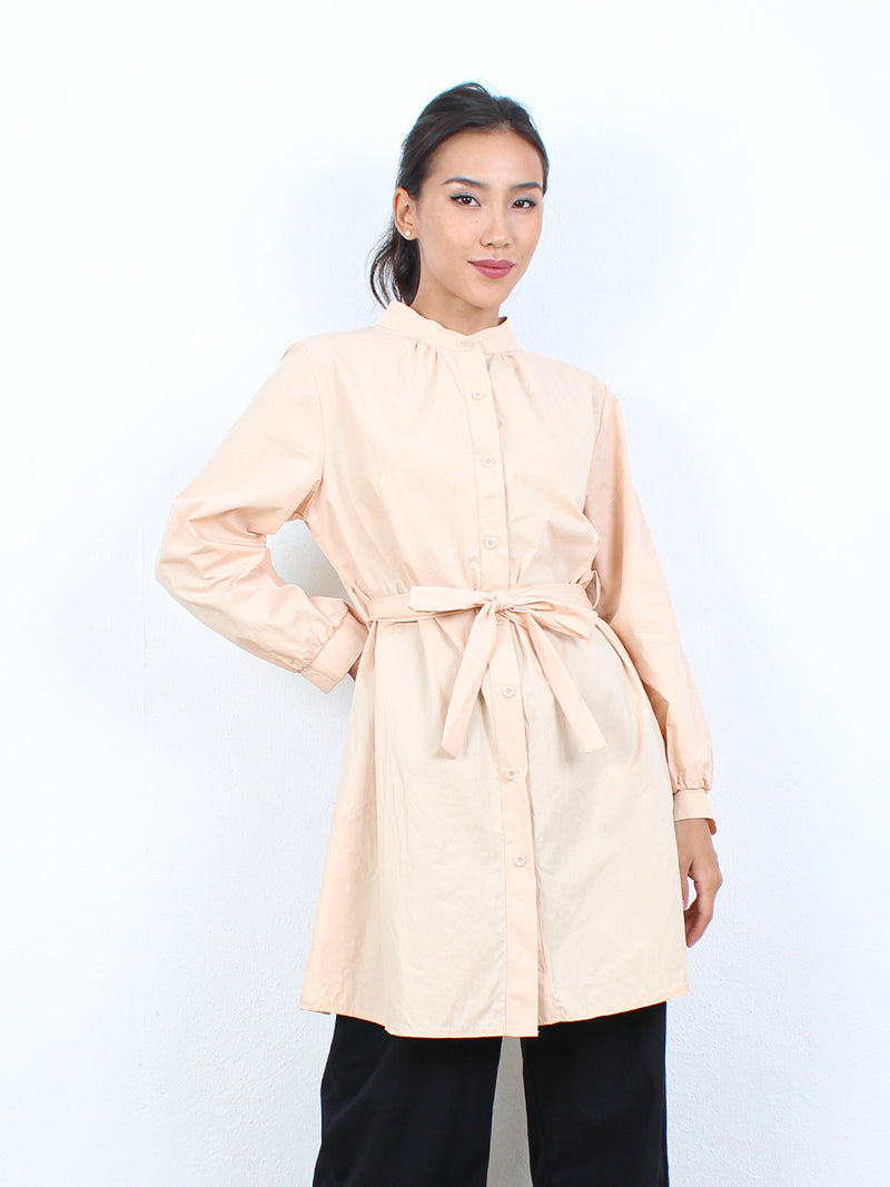 COTTON TIE DETAIL TUNIC CT158