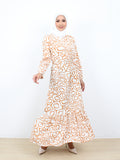 CARAMEL COTTON DRESS BD302