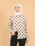 POLKA DOT BLOUSE SHIRT CT127