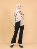 POLKA DOT BLOUSE SHIRT CT127