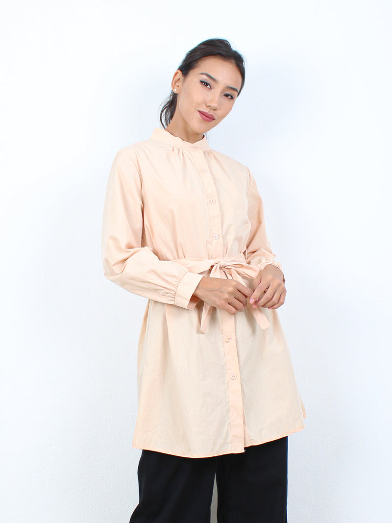 COTTON TIE DETAIL TUNIC CT158
