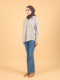 CHECKERED COTTON SHIRT CT234