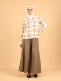 PLAID COTTON BLOUSE CT230