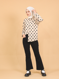 POLKA DOT BLOUSE SHIRT CT127