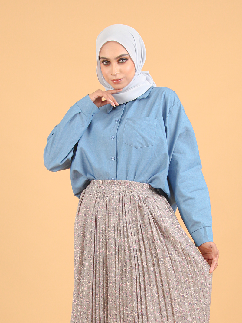 COTTON DENIM SHIRT CT226