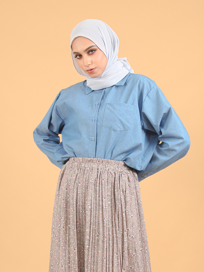 COTTON DENIM SHIRT CT226