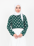 POLKA DOT BLOUSE SHIRT CT127