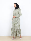 CARAMEL COTTON DRESS BD302