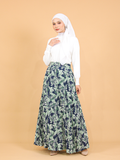 TROPICAL PLEATED SKIRT BS57