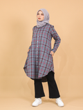 GRID COTTON TUNIC CT209