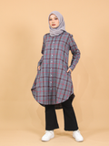 GRID COTTON TUNIC CT209