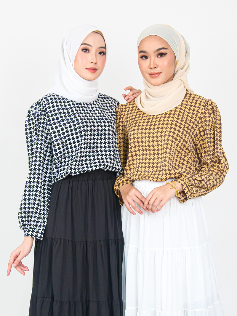 GLEN PATTERN BLOUSE CT166