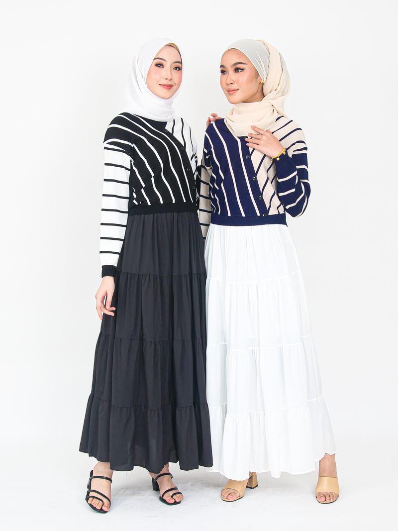 STRIPE KNITTED CROP TOP CT171