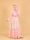 SEAMLESS TIE LONG DRESS BD328