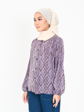 DAMASK PATTERN BLOUSE CT163