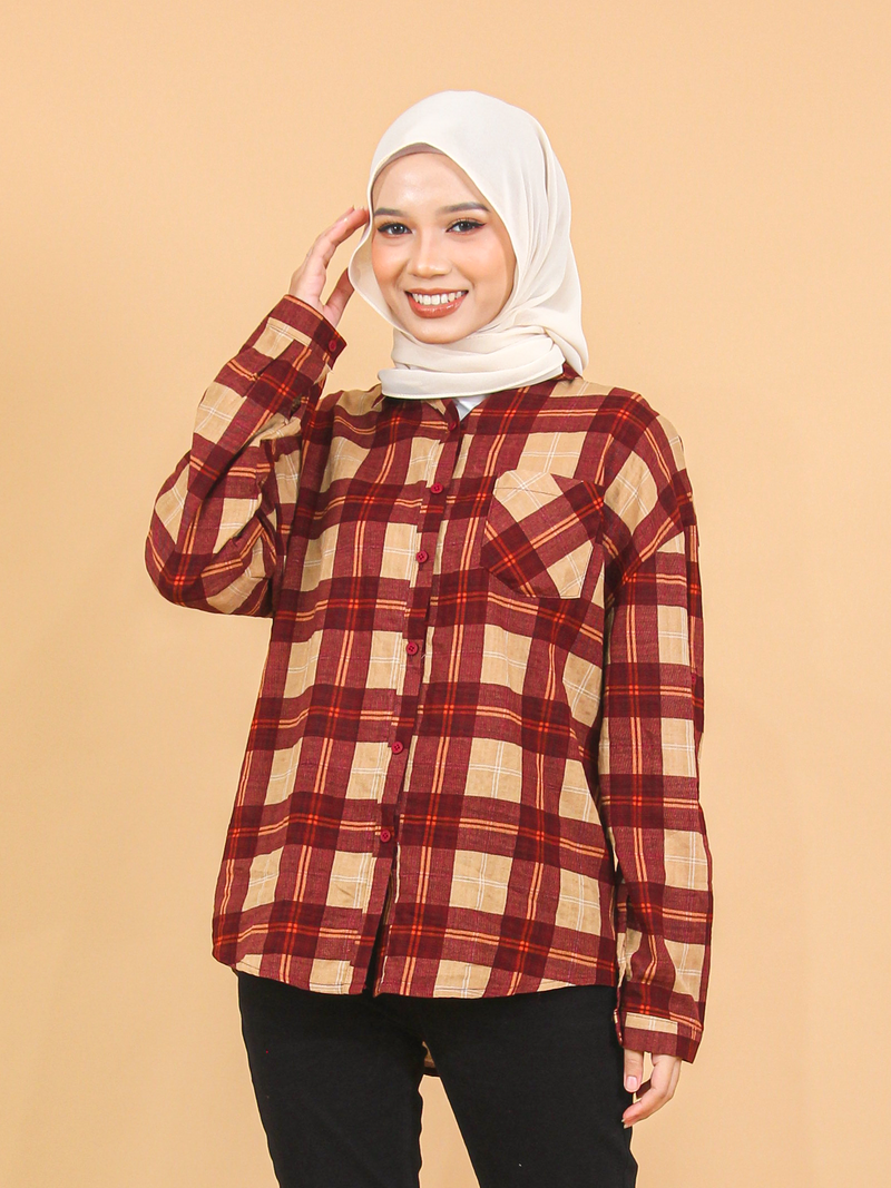 COTTON CHECKERED SHIRT CT205