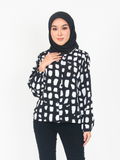 BLOB PRINTED BLOUSE CT170