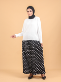 PLAIN ROUND NECK BLOUSE CT231