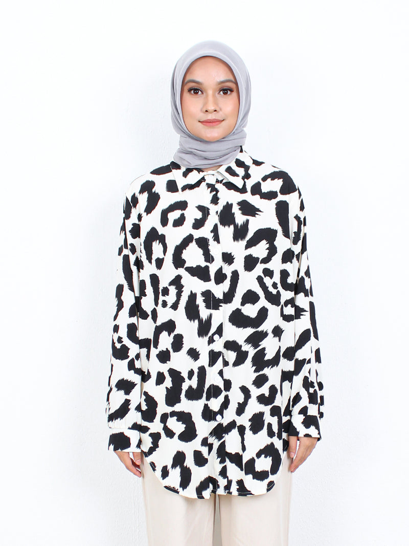 LOOSE STROKES BLOUSE SHIRT CT147