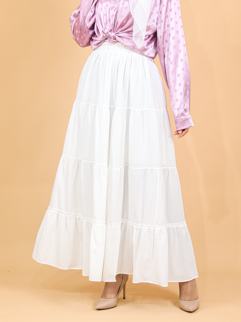 FLOWY RUFFLE SKIRT BS60