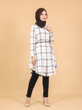GRID COTTON TUNIC CT209